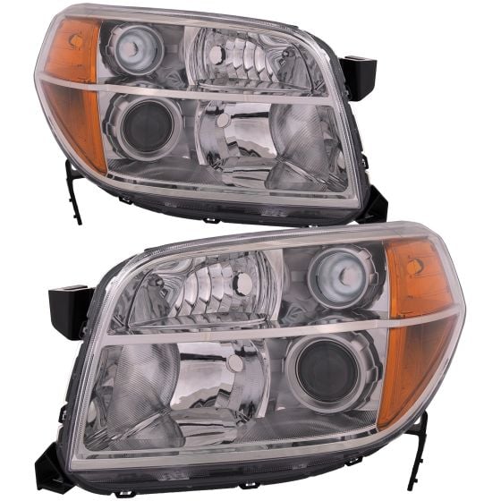 NIXON OFFROAD Fog Lights Assembly For 2006-2008 Honda Pilot - Pair With H11 Bulbs, Black Housing