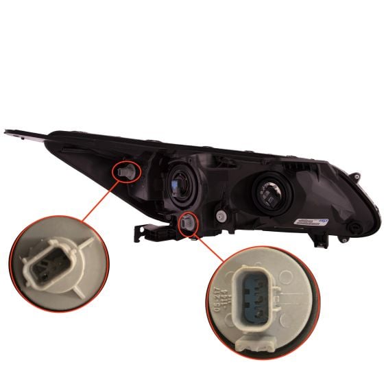 USヘッドライト 13-15 Honda Accord-Sedan 4CY Halogen型左+右