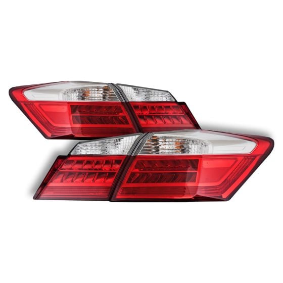 Inner Outer Pair Tail Lights For Honda Accord 13 15 Sedan EX LX Sport CAPA Certified Tail Lamps