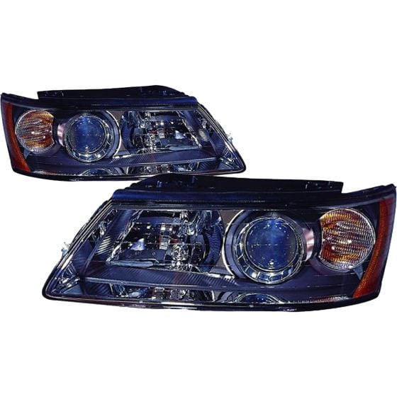 Evan Fischer Driver and Passenger Side Headlight for Hyundai Sonata 2006-2008 Halogen With bulb(s) Replaces# 921010A000 921020A000 : Buy Online at Best Price in KSA - Souq is now