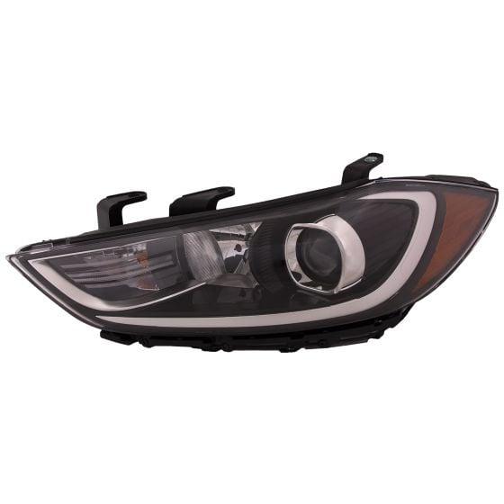 Headlight for Hyundai Elantra 2017-2018 Sedan Halogen Driver