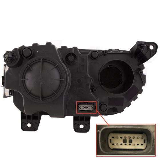 HID Headlamp For 15-23 Dodge Challenger CAPA Certified Headlamp