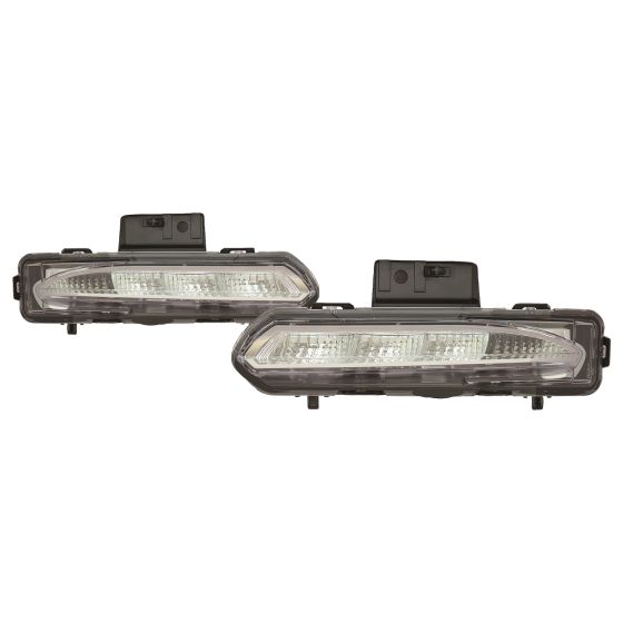 Driver Passenger LED Park Light Set For 13-17 Buick Enclave; CAPA