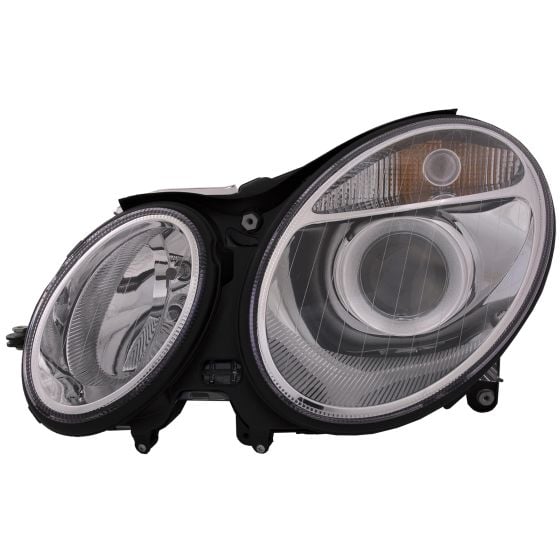 Evan-Fischer Driver Side Left Halogen Headlight For Mercedes C-Class (2005-2007) – Direct Replacement With Bulbs