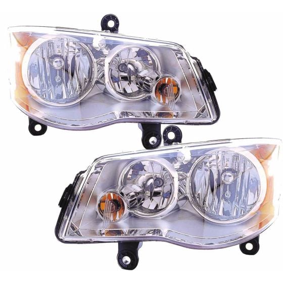 USヘッドライト 08-16 Chrysler Town＆Country Headlightsアセンブリ 