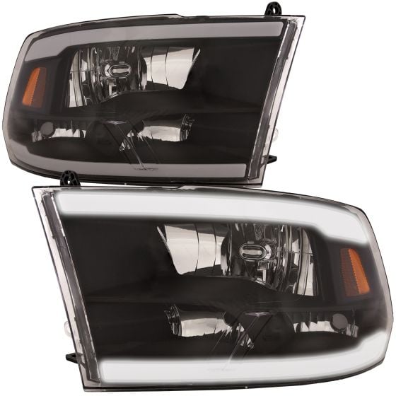 Headlights Depot 0918 Dodge Ram Performance Headlights (Set; LED DRL
