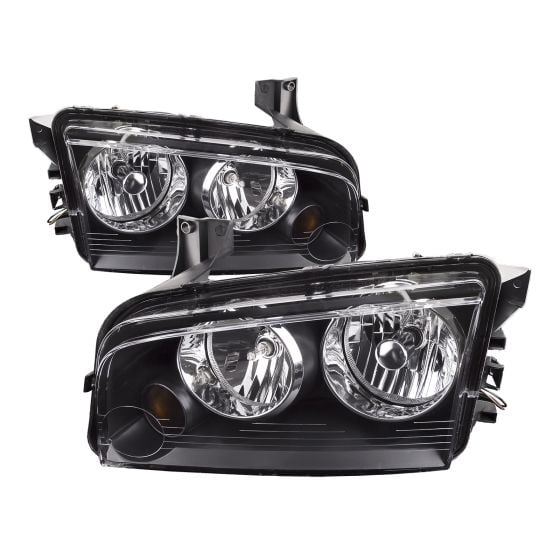 hid fog lights dodge charger For 2015-2021 Dodge Charger HID Projector Headlights Driver & Passenger Side