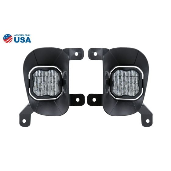 13-18 Ram 1500 SS3 LED Pod Sport Ram Vertical Kit White SAE Fog