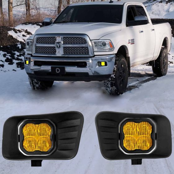 how much is elf bar vape 09-18 Ram 1500 2500 3500 SS3 LED Pod Sport Horizontal Kit Yellow SAE Fog