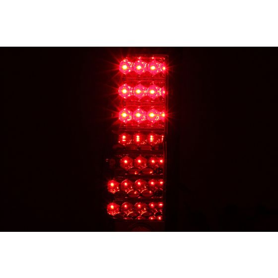 Chrome W/ Clear Lens Altezza Tail Lights For Nissan Hardbody Pick-up 1986-1997