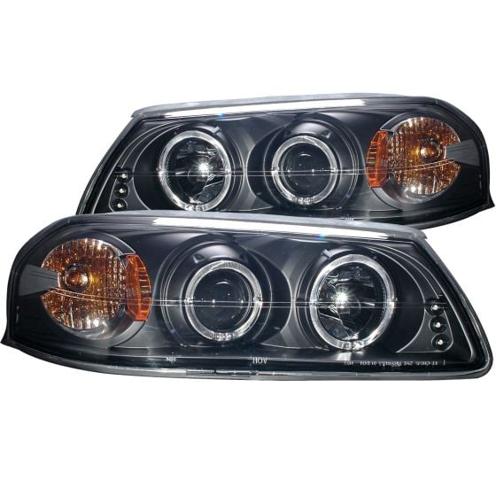Black Housing Halogen Headlights Compatible with Chevrolet