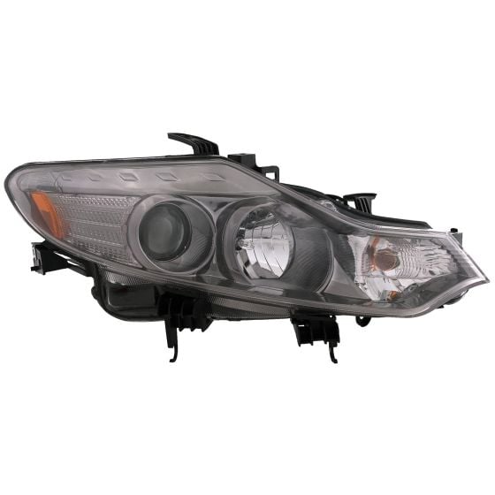 20092014 Nissan Murano Headlamp Passenger Right Black Housing Halogen Headlight Assembly