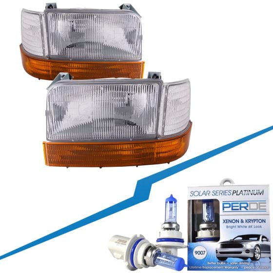 Buy 1992-1996 FORD F150 F250 F350 BRONCO HEADLIGHTS 94 1995 In - Foto 10