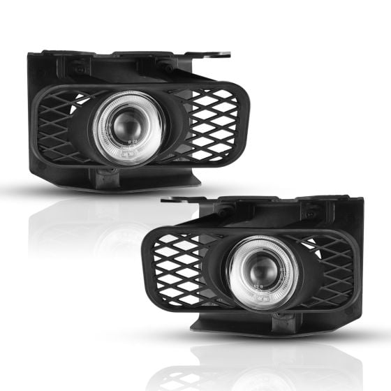 Pair Of Clear Fog Lights For Ford F-Series (2001-2004) – Halogen, DOT/SAE Approved