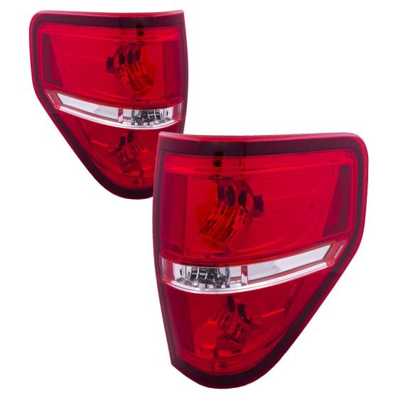 Headlights Depot 0914 Ford F150 OE Style Taillights (Set; StyleSide