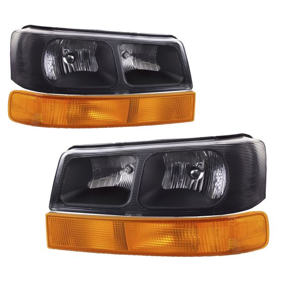 Aazon.co: Genful Headlight Assebly Fit for 2003-2022 Chevy Express