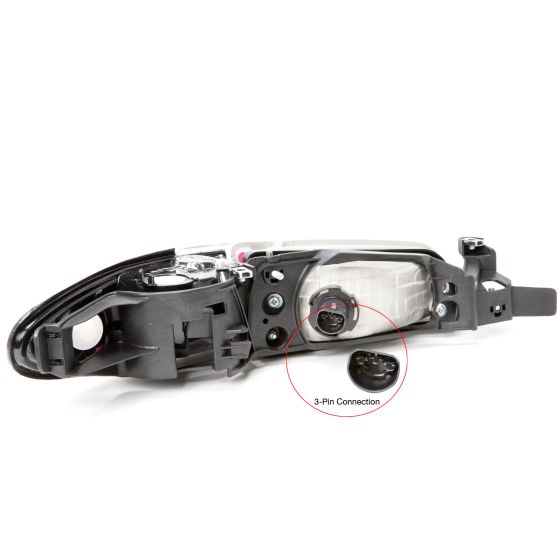 Right Side Headlight Assembly For 1997-2003 Pontiac Grand Prix – Direct Replacement With Housing & Bulb