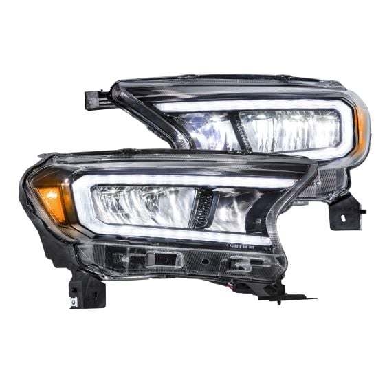 GTR Lighting Carbide LED Headlights: Ford Ranger (19-21) (Reflector LED ...