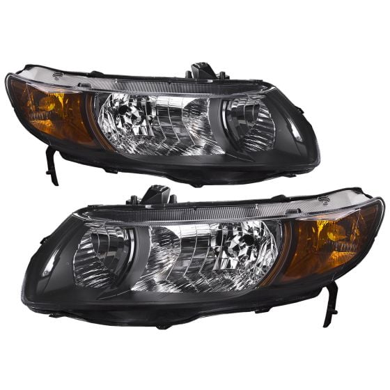 2007 honda civic coupe headlights sales