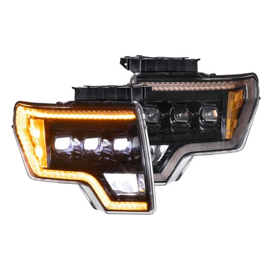 Fit For 2009-2014 Ford F150 F-150 Truck LED DRL Headlights Left+Right - TikTok