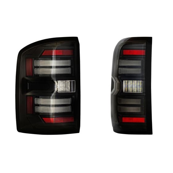 Morimoto XB LED Tail Lights: GMC Sierra (14-18) (Pair / Smoked)