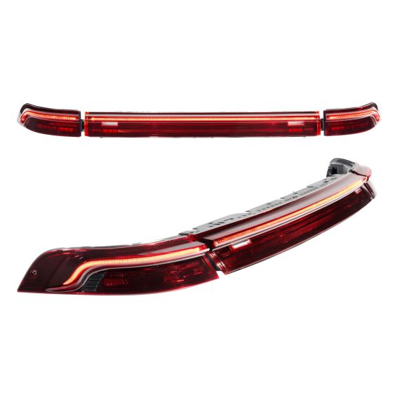 Morimoto XB LED Tail Lights: Porsche 993 (Red / Set)