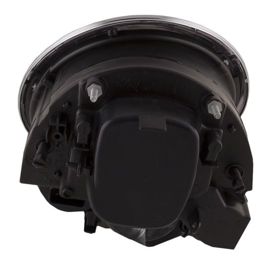 PERDE Headlight Set Halogen Black Housing Driver Left