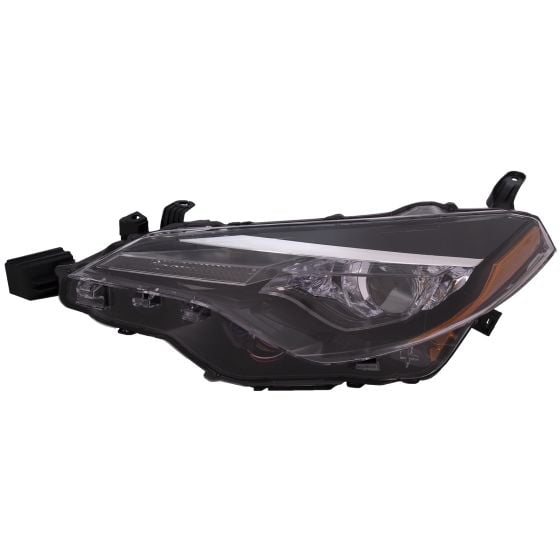 Factory Style Headlights For 2017-2019 Toyota Corolla SE Sport Sedan - Halogen/LED Compatible - Driver Side - View #4