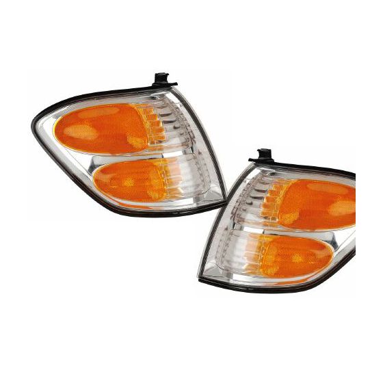 Garage-Pro Front Turn Signal Light Set - Compatible With Toyota Tundra 2003-2004 & Sequoia 2001-2004 (Includes Bulbs)