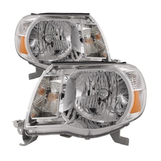 Headlights Halogen Set Left Driver Right Passenger Fits 2005-2011 ...