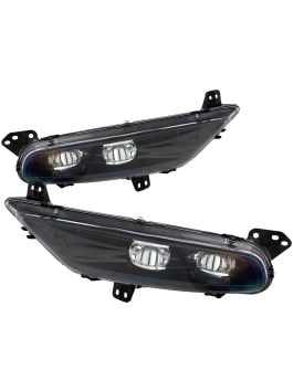 Left Front Bumper Insert W/O Srt-8; Fog Lamp Bezel; W/Fog Lamps - Foto 9