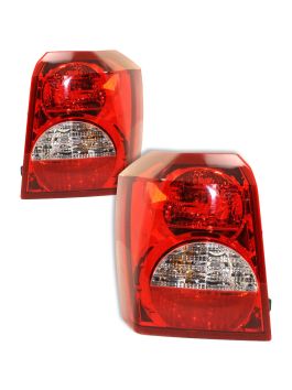 Carpartsinnovate Black Tail Lights For 2007-2012 Dodge Caliber SE SXT R/T SRT4