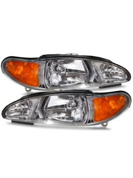 Compatible Con Ford Escort Faros Delanteros 1997 1998 1999 2000 2001 2002 2003 Lado Izquierdo Del Conductor Halógeno - Foto 14