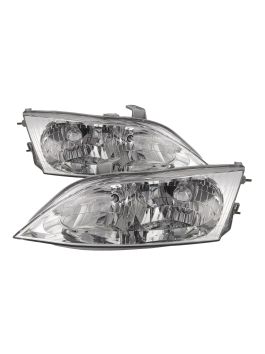 Headlights Halogen-Type Set Driver Left Right Passenger Pair Fits 1997 ...