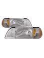 Juego De 6 Faros Delanteros Y Marcadores Laterales ámbar Para Ford Mustang 1987-1993 – Eagle Eyes