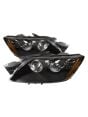 PERDE Headlights Compatible with Mazda CX-7 2012 Black