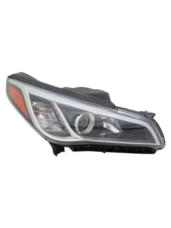 Right Passenger Side Halogen Headlight For 15-17 Hyundai Sonata 