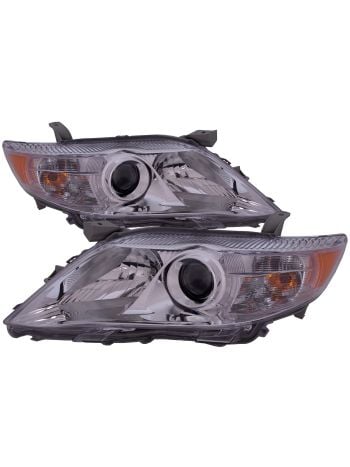 Headlight Halogen Right And Left Pair CAPA Certified Fits 2010-2011 Toyota Camry Base LE XLE USA Built
