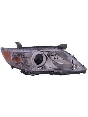 Headlight Fits 2010-2011 Toyota Camry Base LE XLE USA Built Halogen Right Passenger Side CAPA Certified Headlamp Assembly