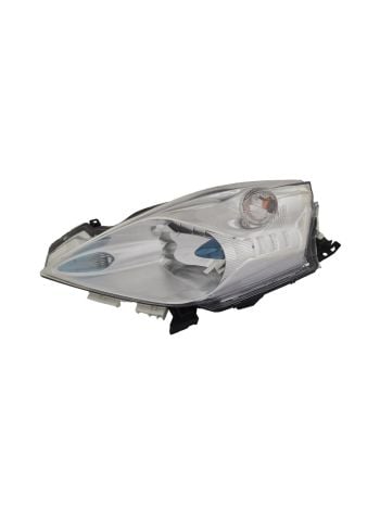 Left Driver Side Halogen Headlight For 13-14 Nissan Leaf; CAPA Certified