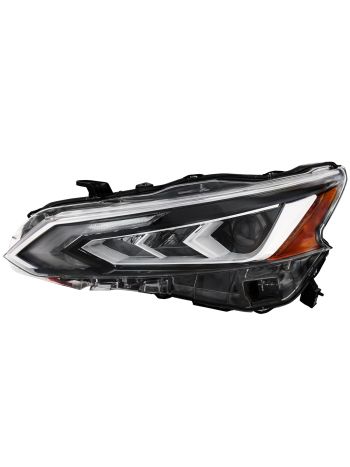 Black LED Headlights Assembly For 2023-2024 Nissan Altima – Left & Right Pair – Full LED Projector By Yibei-tech