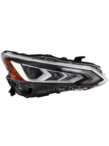 AKKON - For Nissan Altima 2 Doors Coupe D32 Chrome Clear Halogen Type Headlights Front Lamps Replacement Pair