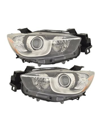 Left Driver And Right Passenger Side HID Headlight Set For 13-15