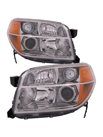 Halogen Headlight Left And Right Pair CAPA Certified Fits 2006-2008 Honda Pilot