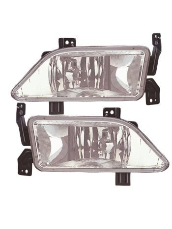 Left Driver And Right Passenger Side Fog Light Set For 06-08 Honda Pilot; CAPA Certified