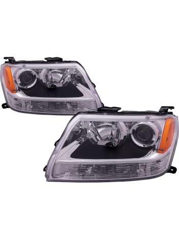 Driver Passenger Headlight Set For 09-13 Suzuki Grand Vitara