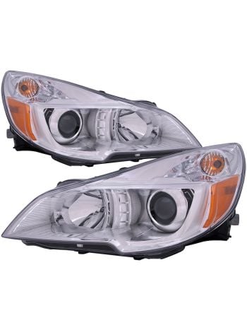 Headlight CAPA Certified Left And Right Pair Fits 2013-2014 Subaru Outback