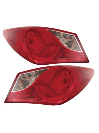 MIZIAUTO Right Passenger Outer Tail Light Assembly – Hyundai Sonata 2015-2017, Halogen, Black Housing - View #4
