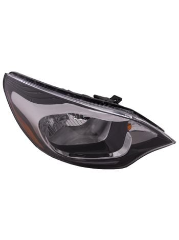 Headlight w/LED Right Passenger CAPA Certified Fits 2012-2017 Kia Rio Sedan SX Model