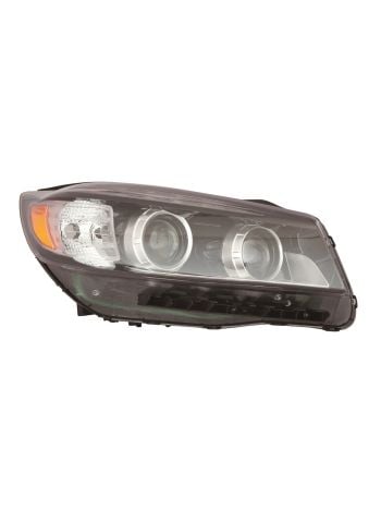 Headlight Compatible With Kia Sorento 2016-2018 Halogen Right Passenger Side W/ LED Accent